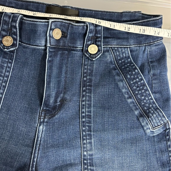 White House Black Market High Rise Wide Leg Cargo Jeans Size 2 - Picture 11 of 14